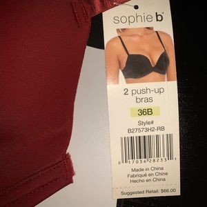 Soft wire 2 Pack Sophie B Bras..
